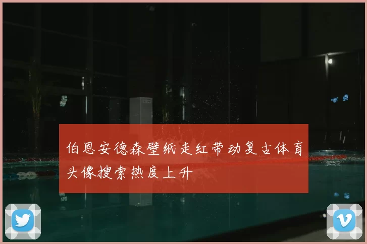 伯恩安德森壁纸走红带动复古体育头像搜索热度上升